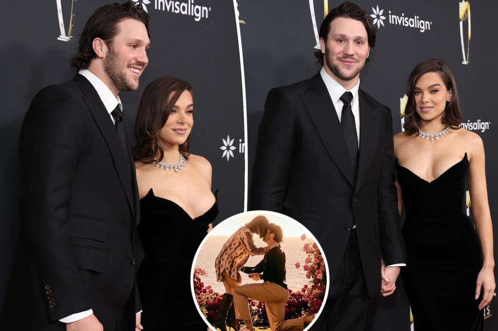 Hailee Steinfeld and Josh Allen make red carpet debut at NFL Honors