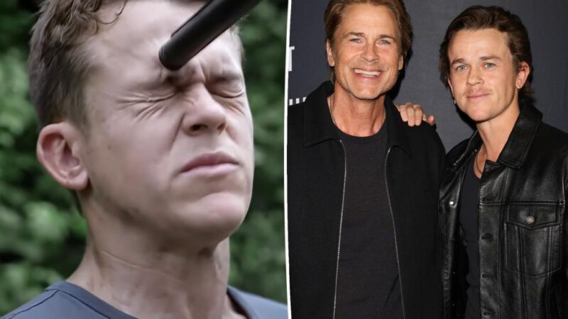 Rob Lowe’s son had gun pulled on him on ‘Grace Point’ set