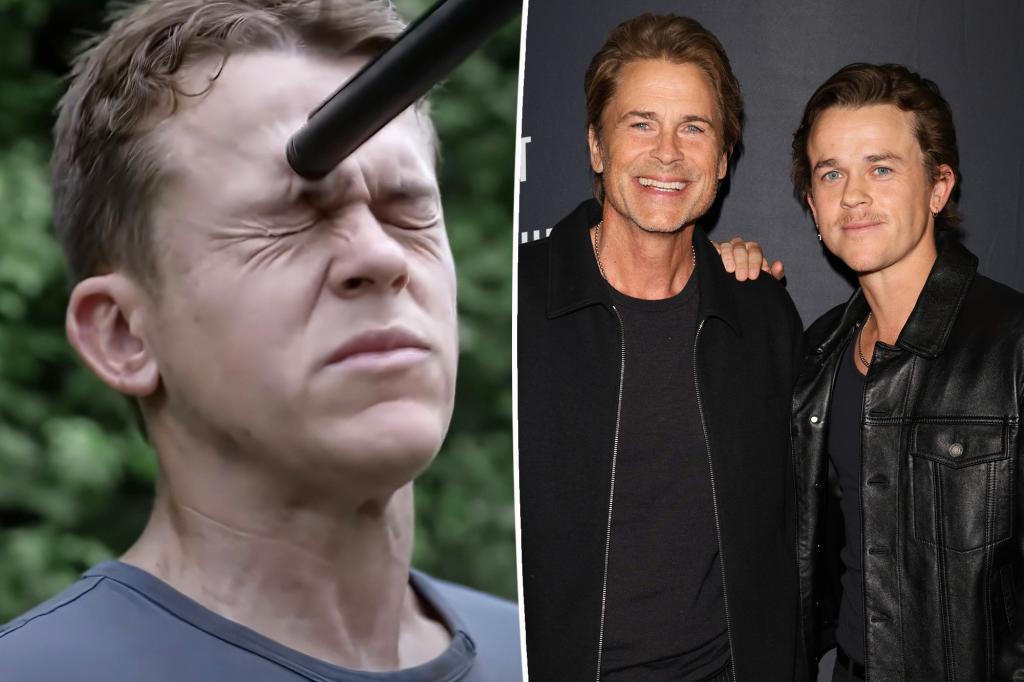 Rob Lowe’s son had gun pulled on him on ‘Grace Point’ set