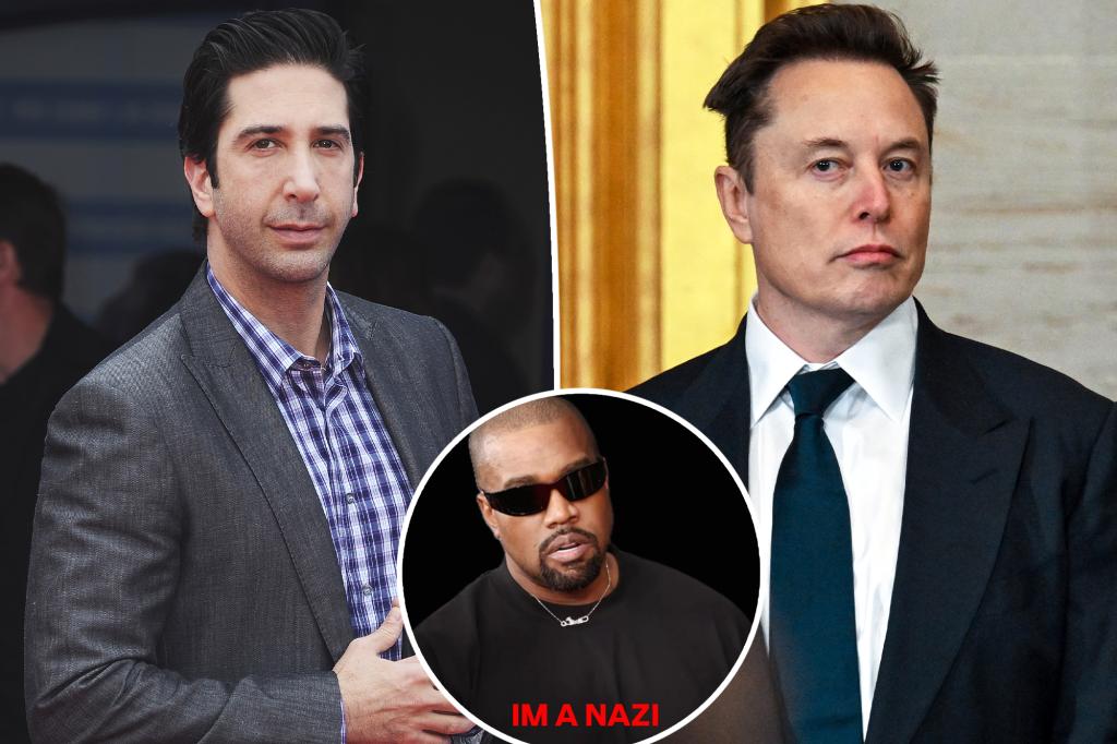 David Schwimmer calls on Elon Musk to remove ‘deranged bigot’ Kanye West from X over ‘hate-filled, ignorant’ rant