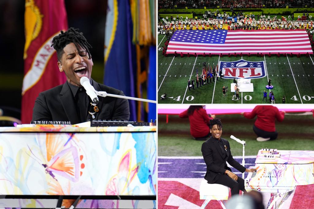 How long was Jon Batiste’s Super Bowl 2025 National Anthem?