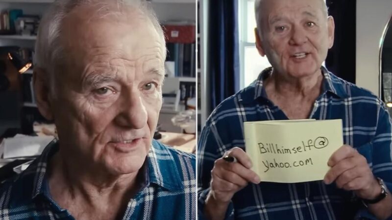 Yahoo’s Super Bowl 2025 ad includes Bill Murray’s email address — and it works