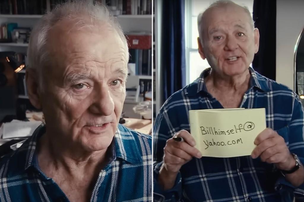 Yahoo’s Super Bowl 2025 ad includes Bill Murray’s email address — and it works