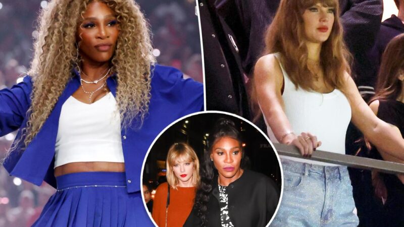 Serena Williams defends Taylor Swift after singer is booed at Super Bowl 2025