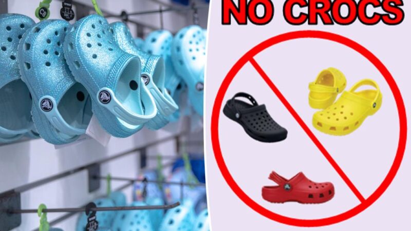 Schools are banning these popular shoes, claiming they are a ‘safety hazard’