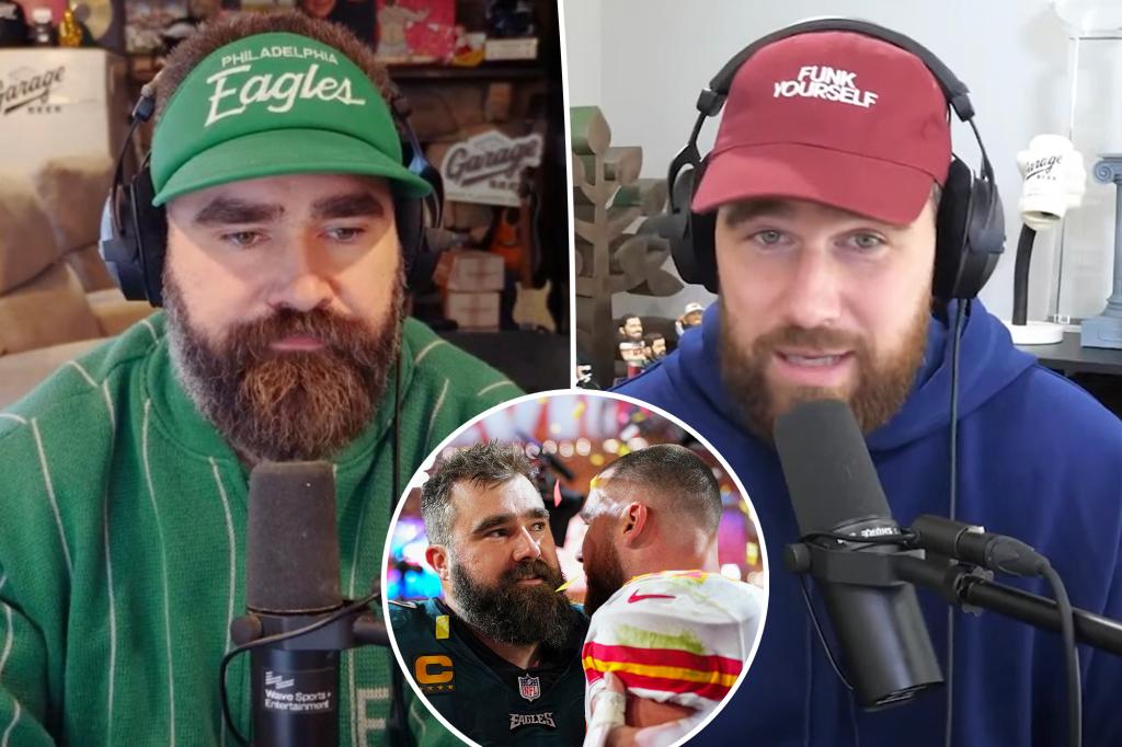 Jason Kelce says he and Travis went months ‘without talking to each other’ before starting ‘New Heights’ podcast