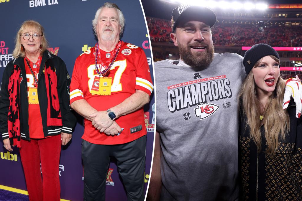 Travis Kelce’s parents ‘would love’ to welcome Taylor Swift into their family as engagement rumors ramp up