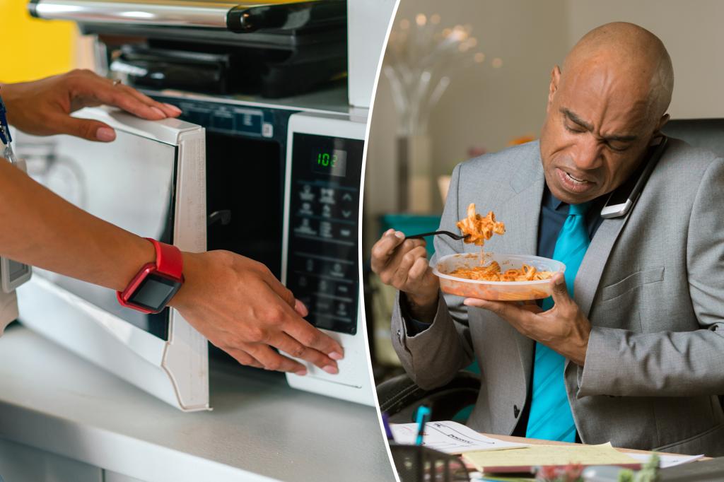 The hidden health hazard lurking in your office microwave