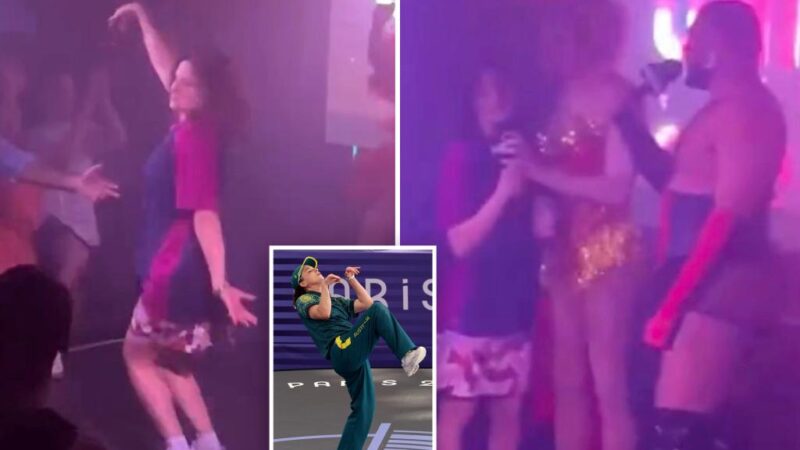 Controversial Paris Olympics breakdancer Raygun falls on face at nightclub