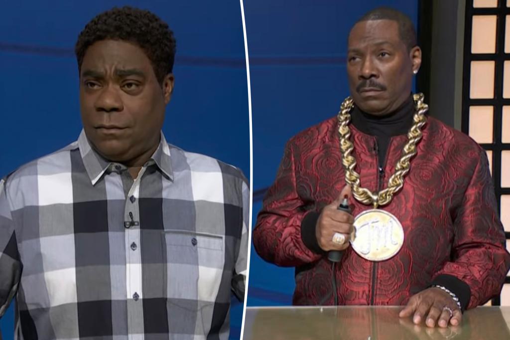 Eddie Murphy’s Tracy Morgan impression on ‘Black Jeopardy’ is a must-watch