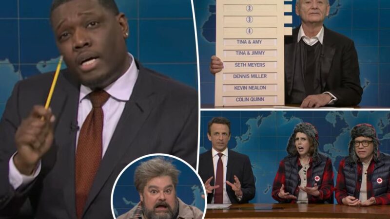 Bill Murray ranks ‘Weekend Update’ anchors on ‘SNL 50’