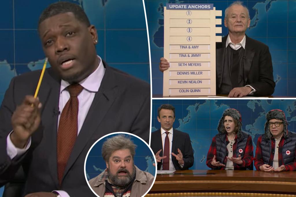 Bill Murray ranks ‘Weekend Update’ anchors on ‘SNL 50’