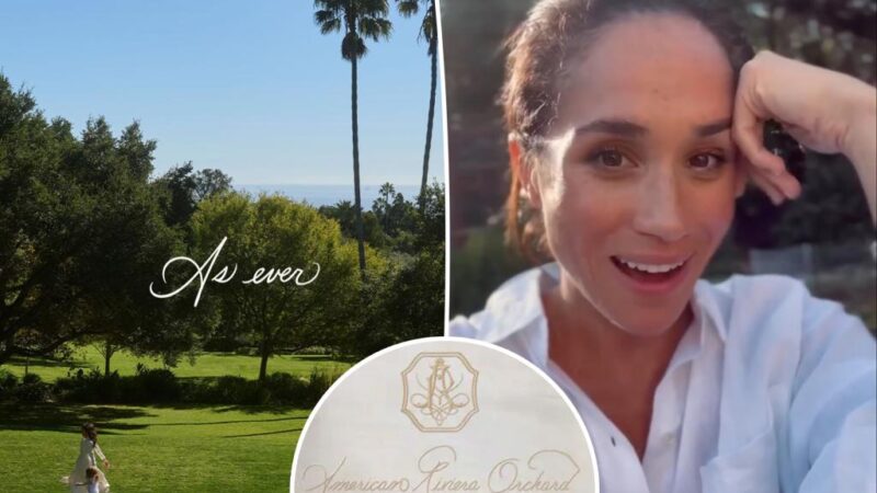 Meghan Markle renames lifestyle brand ‘American Riviera Orchard’ to ‘As Ever’ after trademark woes