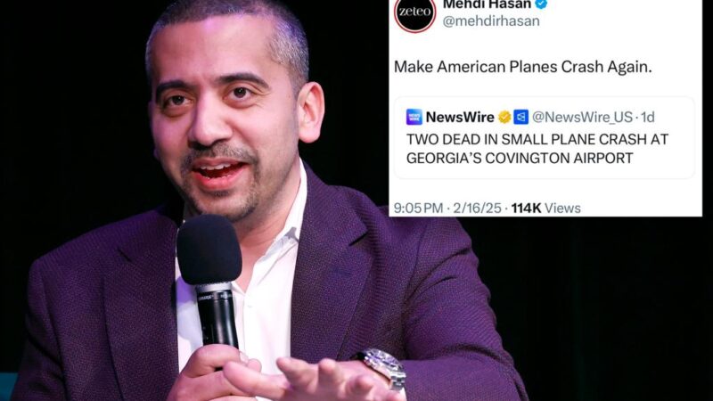 Mehdi Hassan host deletes ‘poorly worded’ X post after plane crash