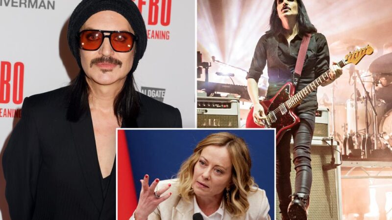 Placebo rocker Brian Molko charged for calling Italian Prime Minister Giorgia Meloni a ‘fascist’ and ‘Nazi’