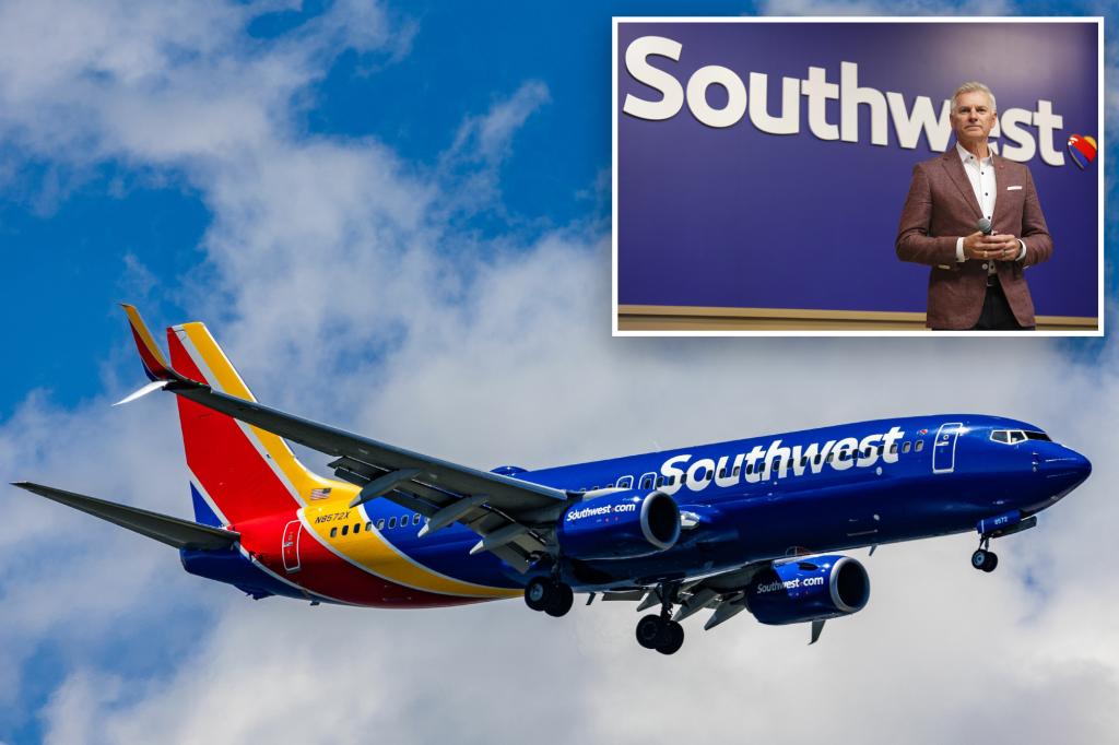 Southwest to lay off 15% of corporate staff