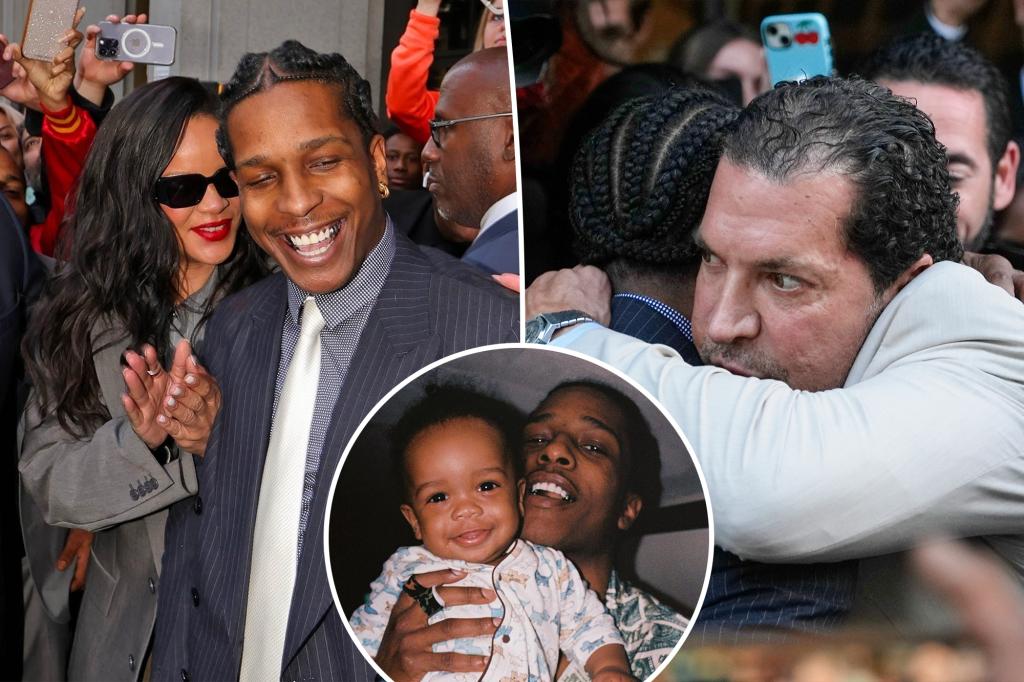 Rihanna and A$AP Rocky vow to name ‘next baby’ after their lawyer over assault trial verdict, he says