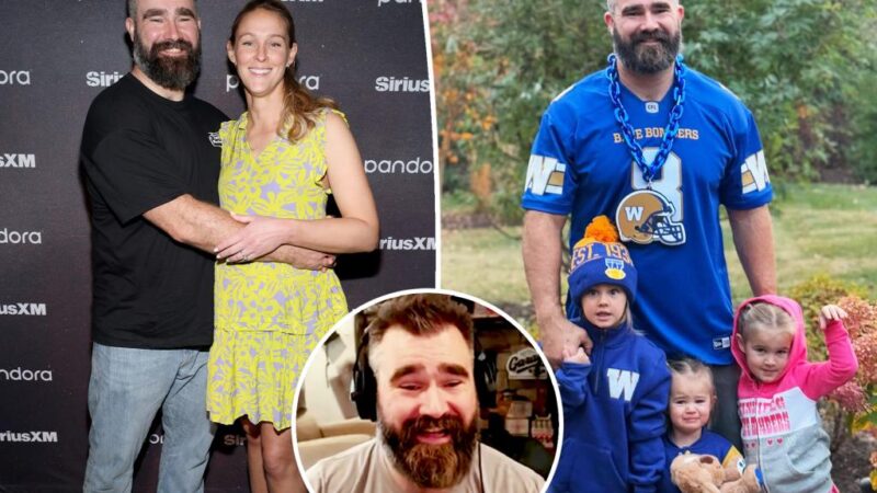 Jason Kelce says he may get a vasectomy after wife Kylie welcomes baby No. 4