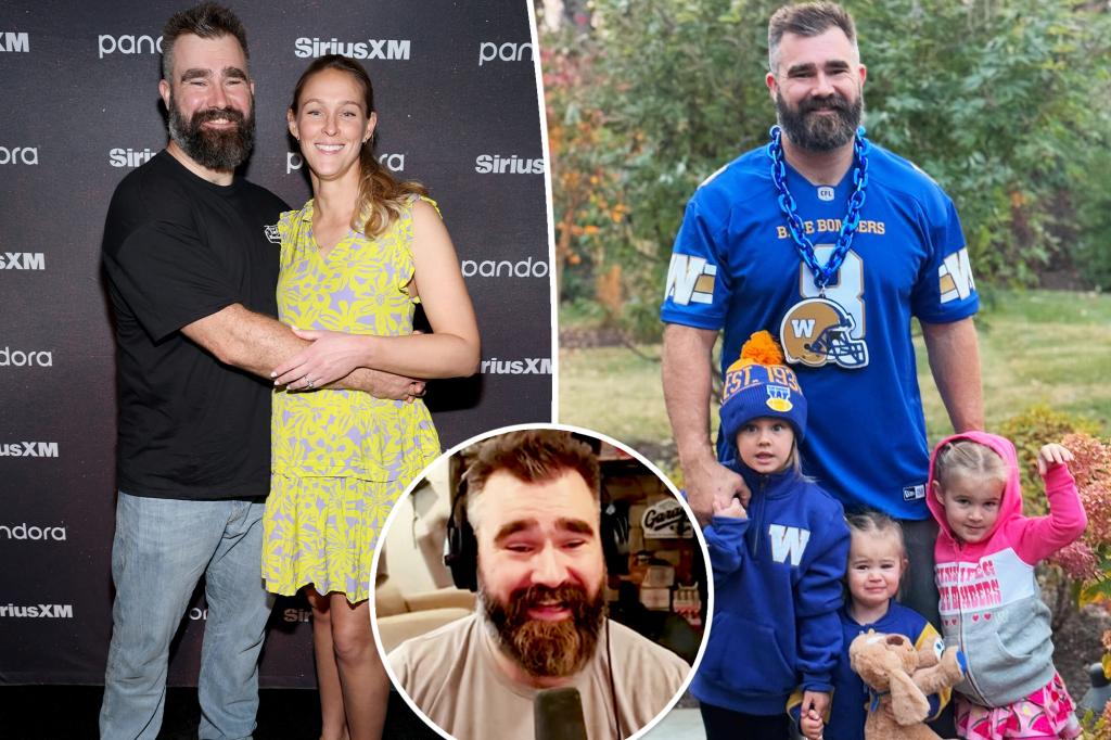 Jason Kelce says he may get a vasectomy after wife Kylie welcomes baby No. 4