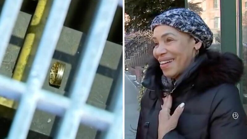 Women reunited with ring she dropped in subway grate thanks to MTA employees