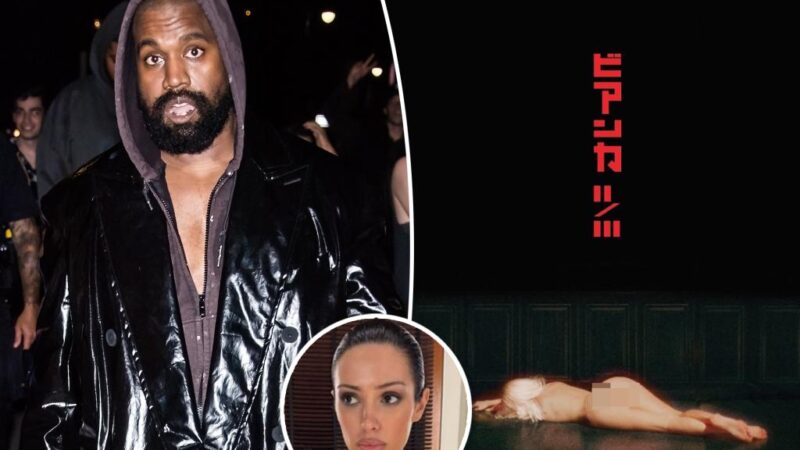 Kanye West shares image of unclothed Bianca Censori to promote her new film