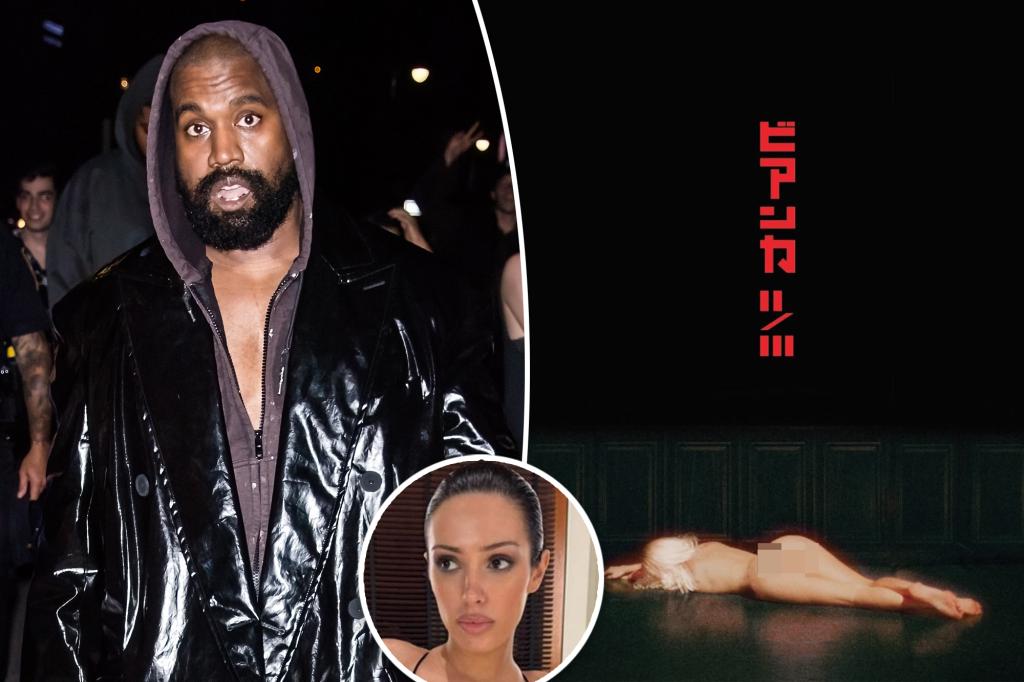 Kanye West shares image of unclothed Bianca Censori to promote her new film