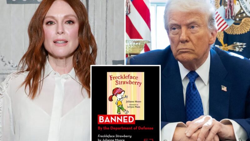 Actress Julianne Moore shares ‘great shock,’ claims her children’s book was banned by Trump Administration