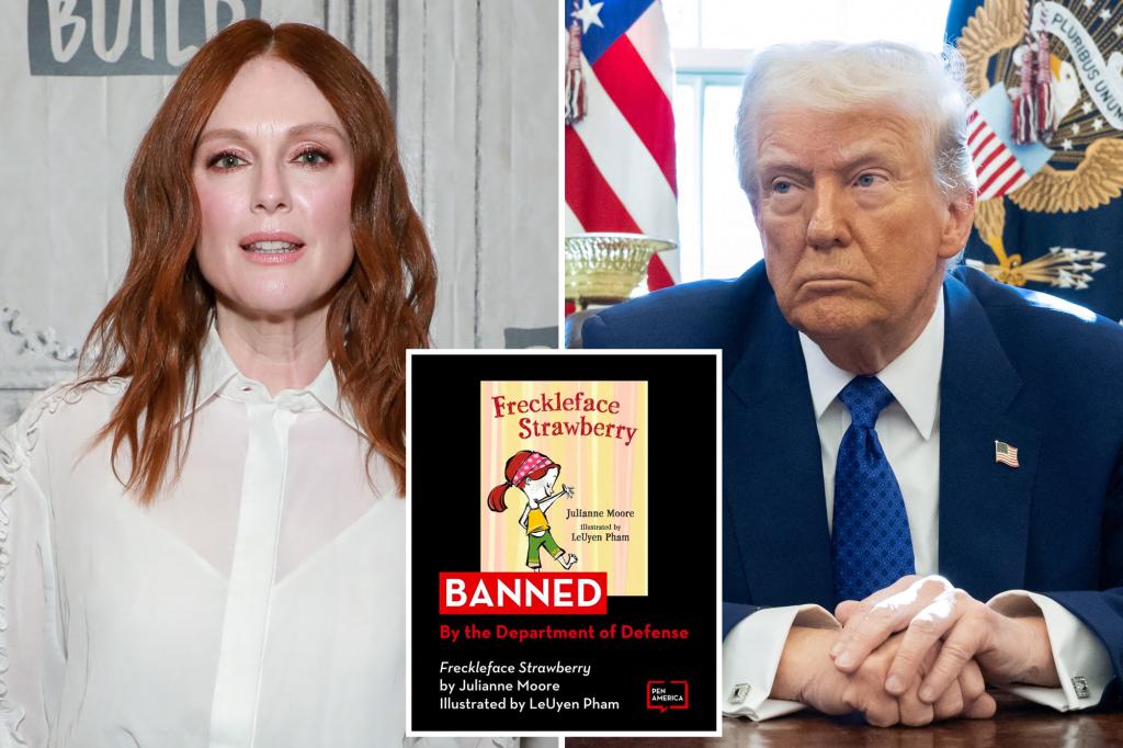 Actress Julianne Moore shares ‘great shock,’ claims her children’s book was banned by Trump Administration