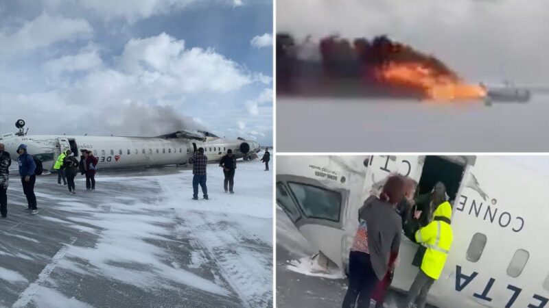 Air traffic control reacts to ‘upside down and burning’ Toronto Delta flight in newly-released audio