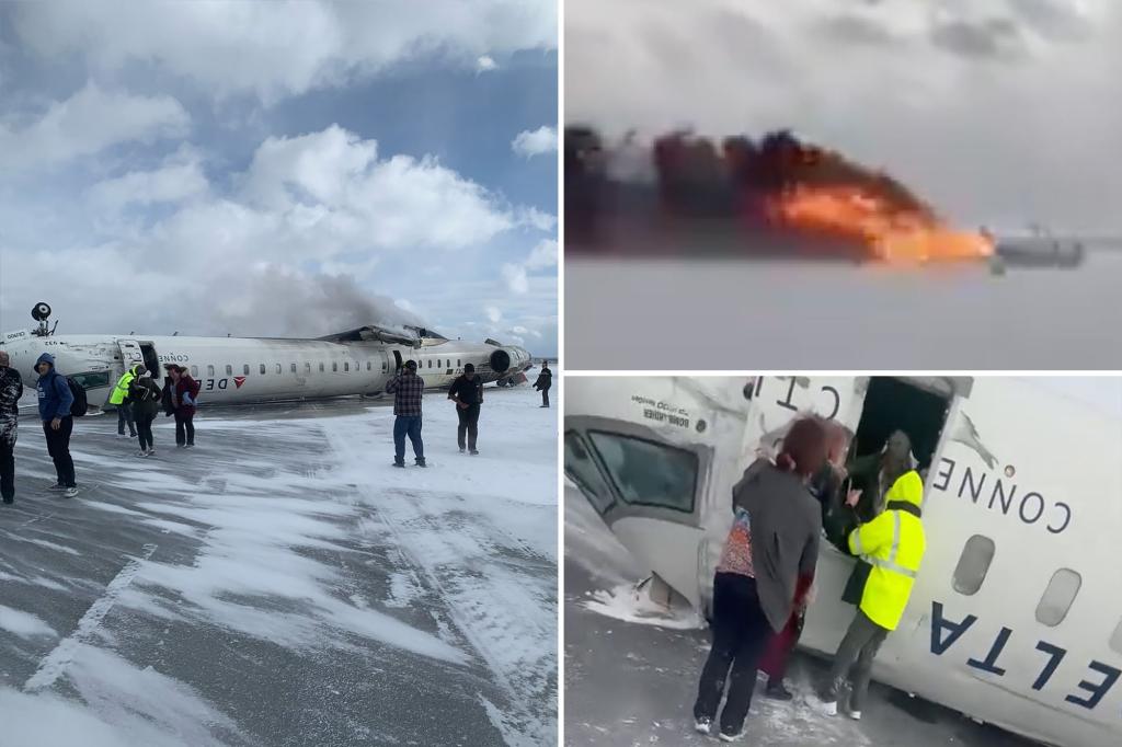 Air traffic control reacts to ‘upside down and burning’ Toronto Delta flight in newly-released audio