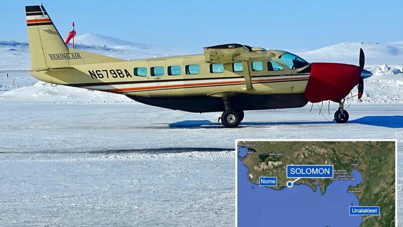 Alaska officials looking for missing Bering Air flight carrying 10 passengers from Unalakleet to Nome