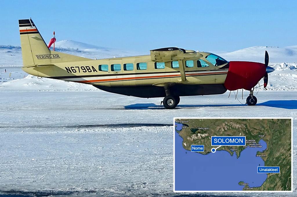 Alaska officials looking for missing Bering Air flight carrying 10 passengers from Unalakleet to Nome