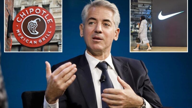 Bill Ackman’s Pershing Square slashes stake in Chipotle, continues to bet on Nike