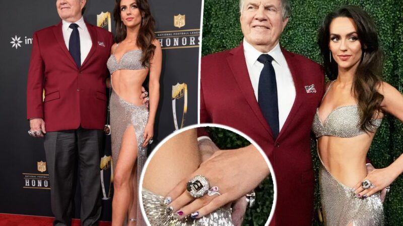 Bill Belichick, 72, and Jordon Hudson, 24, attend NFL Honors after sparking engagement rumors