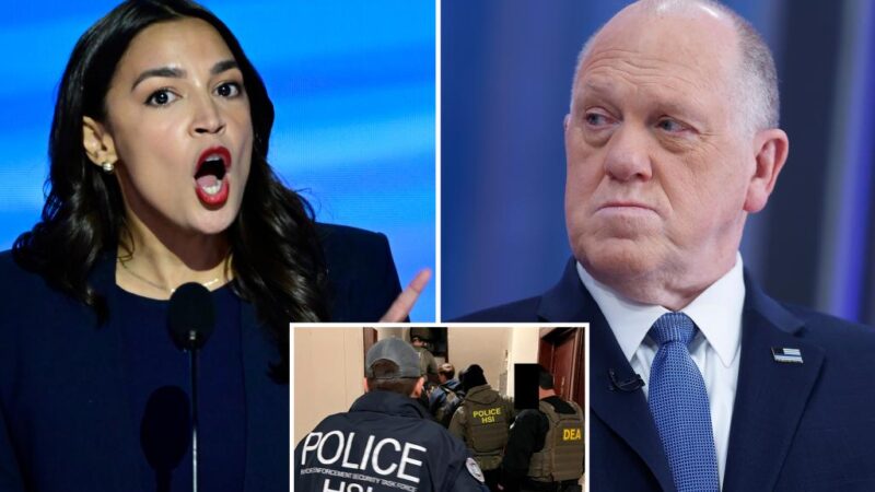 Border czar Tom Homan asks DOJ to look into whether AOC violated law with ICE-evading webinar: ‘Disturbing’