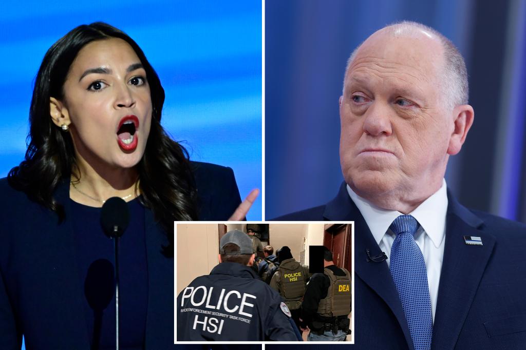 Border czar Tom Homan asks DOJ to look into whether AOC violated law with ICE-evading webinar: ‘Disturbing’