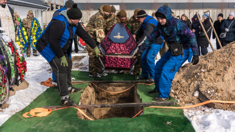 Bucha, Site of Massacre, Feels Sting of Trump Shift on Ukraine