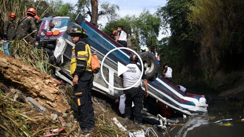 Bus Crash in Guatemala City Kills Dozens of People