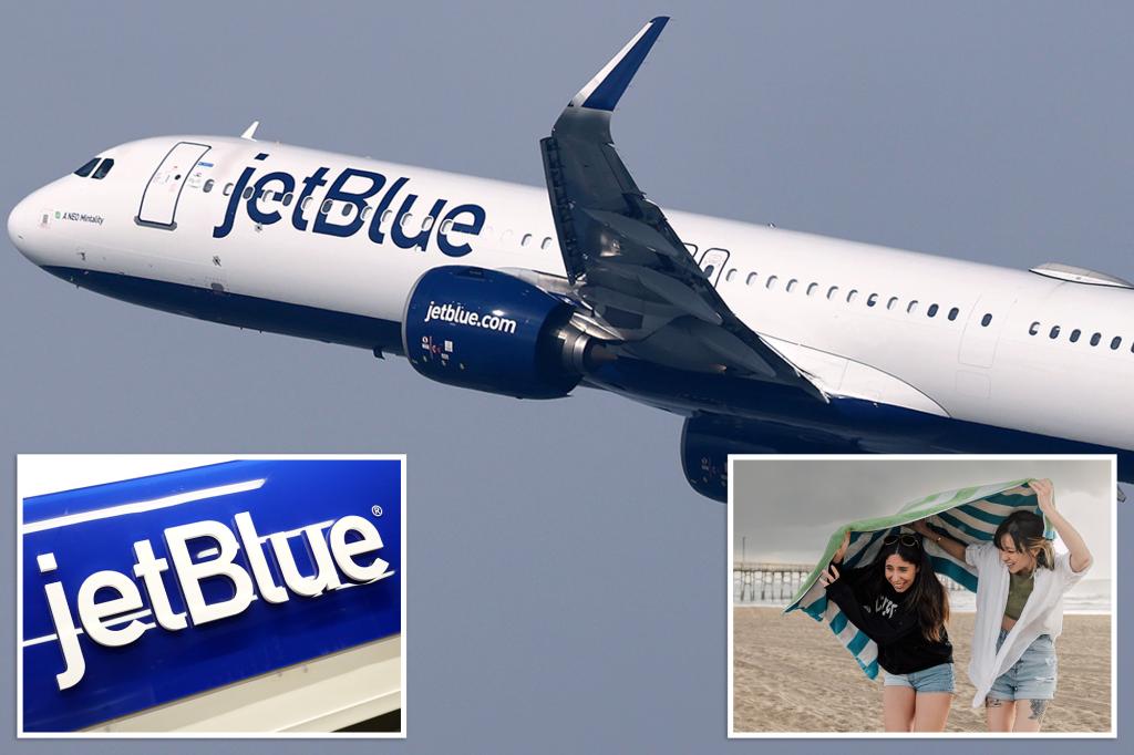 No sun on your vacation? JetBlue will reimburse you for ‘significant rainfall’