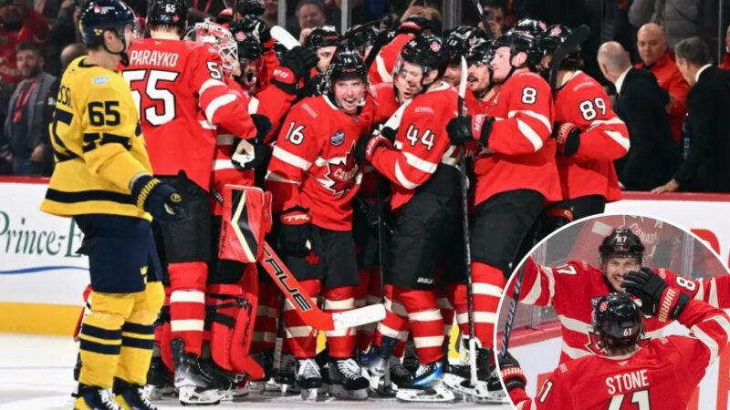 Canada sweats out OT win over Sweden in 4 Nations Face-Off opener