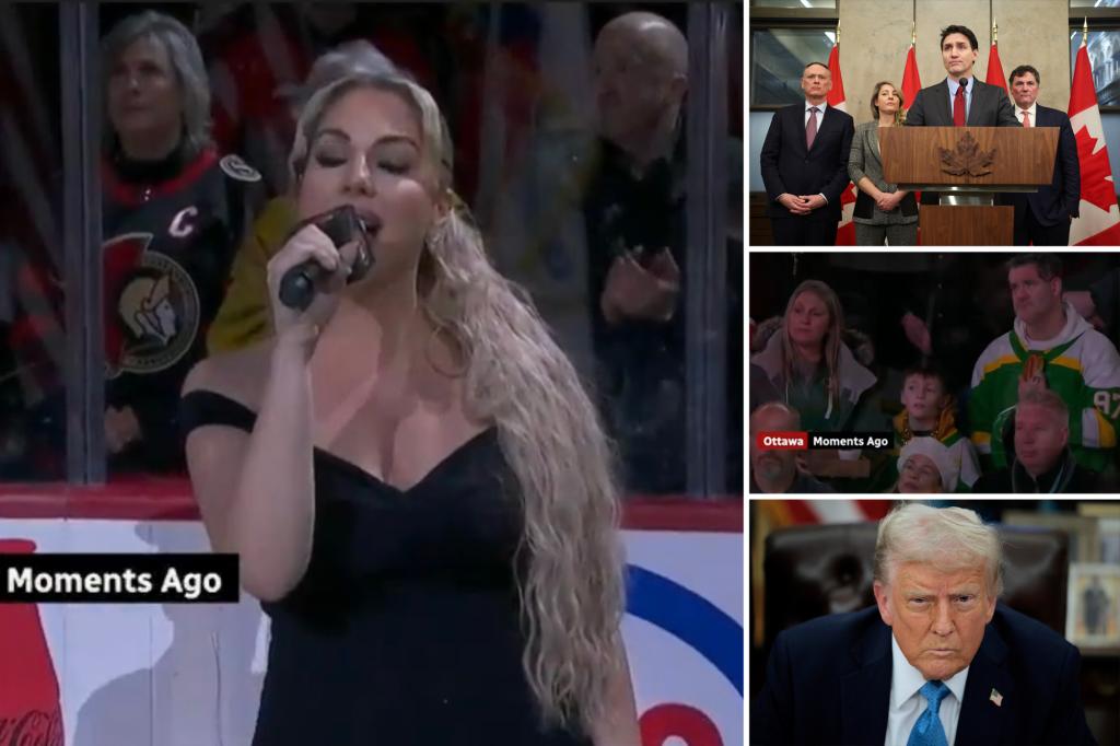 Canadian hockey fans boo the ‘Star Spangled Banner’ at NHL game after Trump tariffs announced