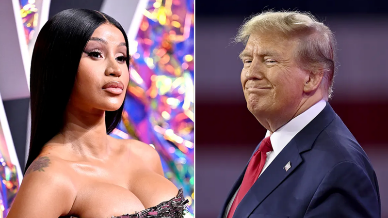 Cardi B blames Trump for ruining her shoes at the Super Bowl, demands he bring back her deported uncle