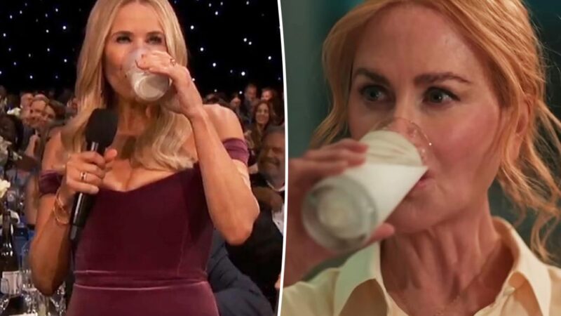 Chelsea Handler reenacts ‘Babygirl’ milk scene at Critics Choice Awards 2025