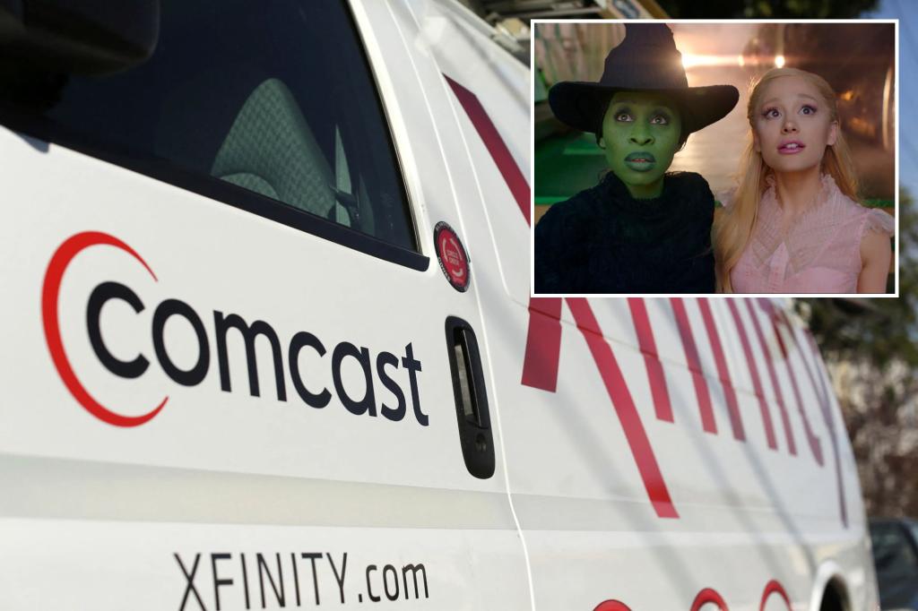 Comcast shares plunge as ‘Wicked’ success offset by big subscriber losses