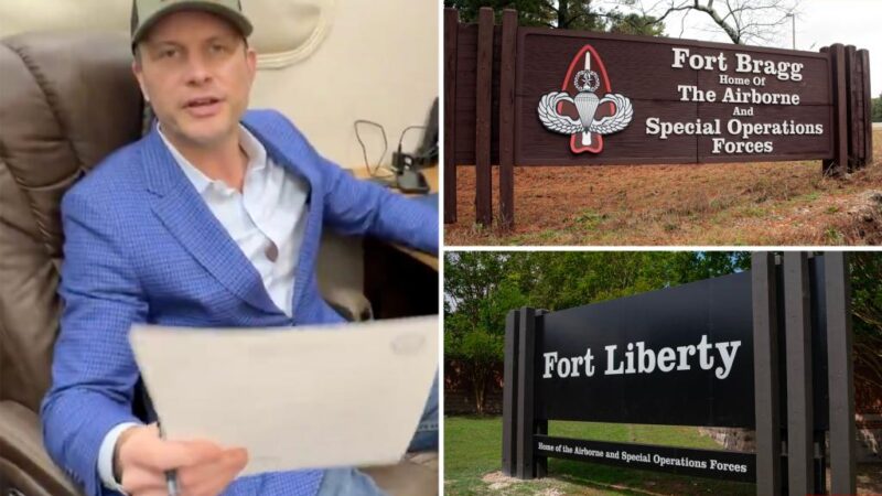 Defense Secretary Pete Hegseth renames Fort Liberty back to Fort Bragg