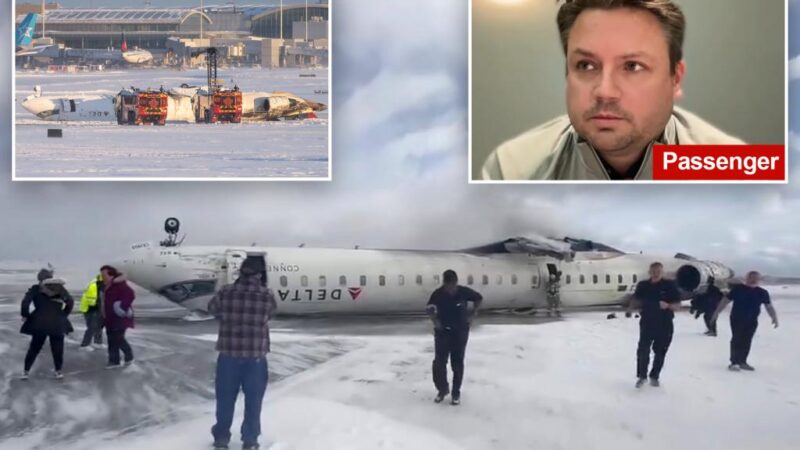 Delta Air Lines crash survivor describes ‘mass chaos’ before plane flipped upside-down