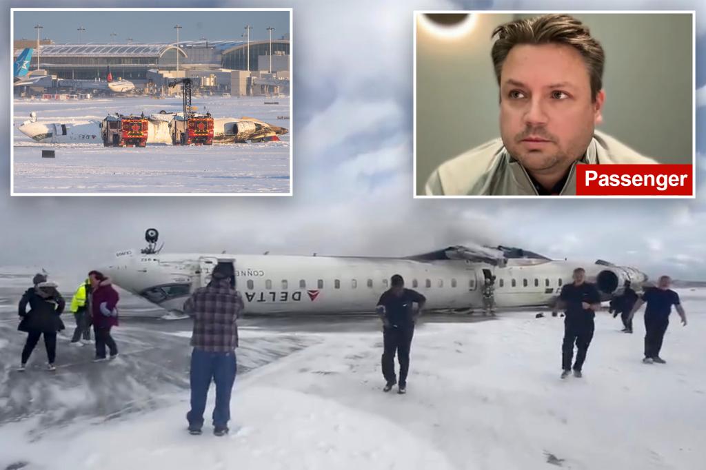 Delta Air Lines crash survivor describes ‘mass chaos’ before plane flipped upside-down