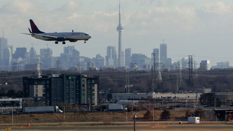 Delta Plane Overturns on Landing at Toronto Airport