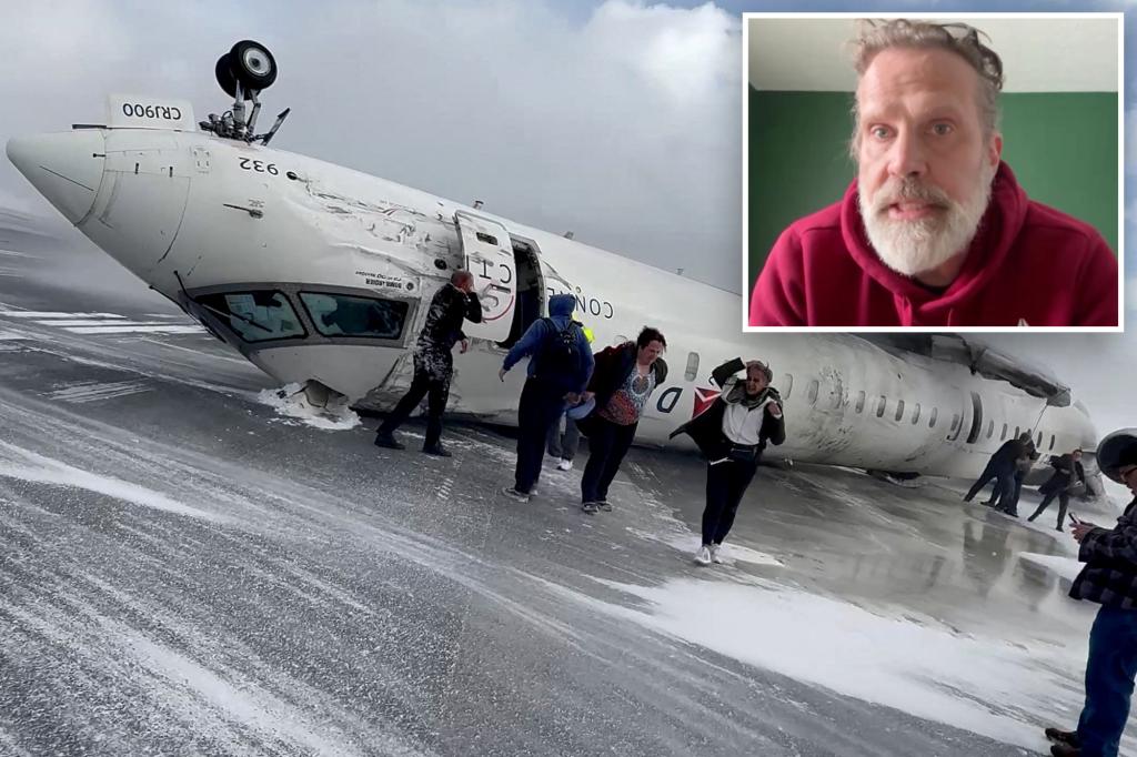 Delta plane crash survivor thought he might die when aircraft flipped: ‘This is it’