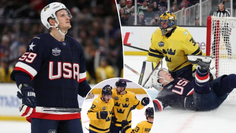 Depleted Team USA falls to Sweden as injury scares mount before final